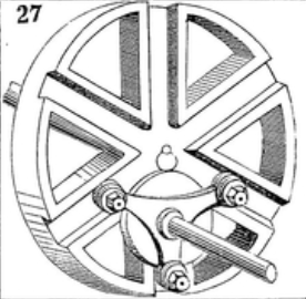 Multiple gear drive model from Clark Collection in Cornell KMODDL